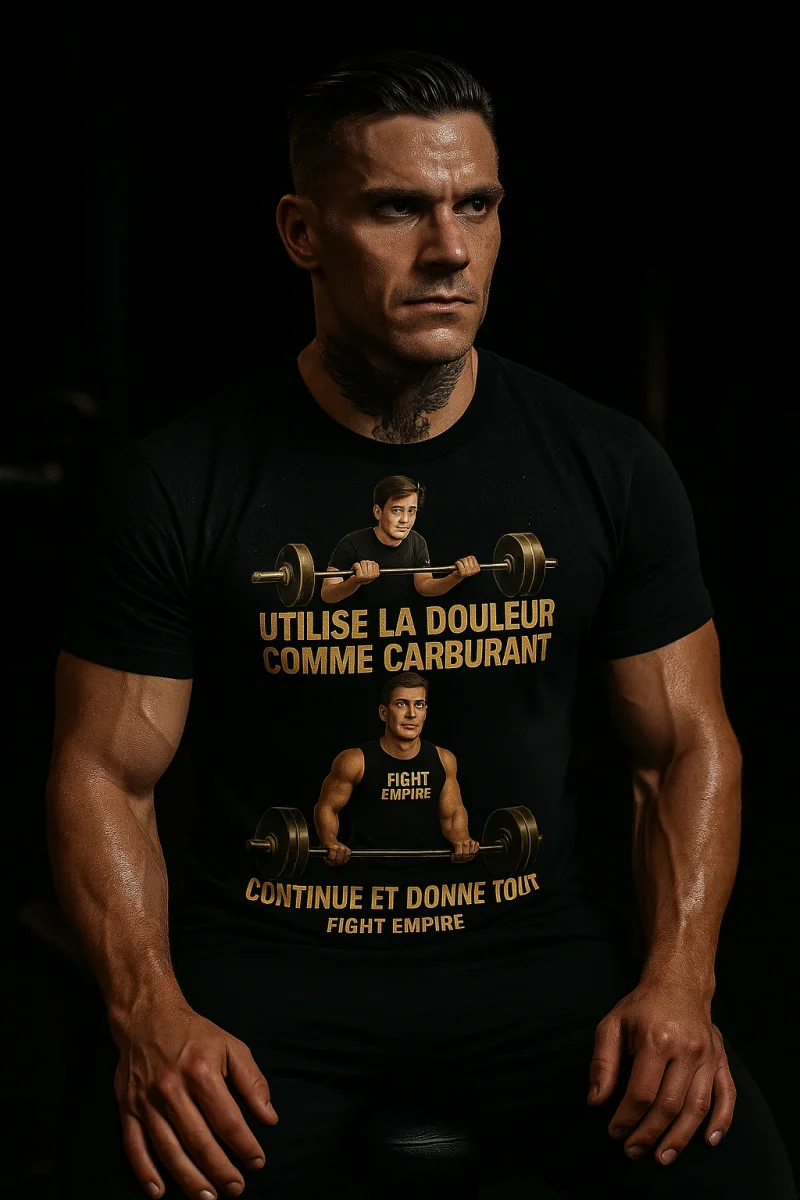 T-shirt Homme – Logo Transformation Avant / Après