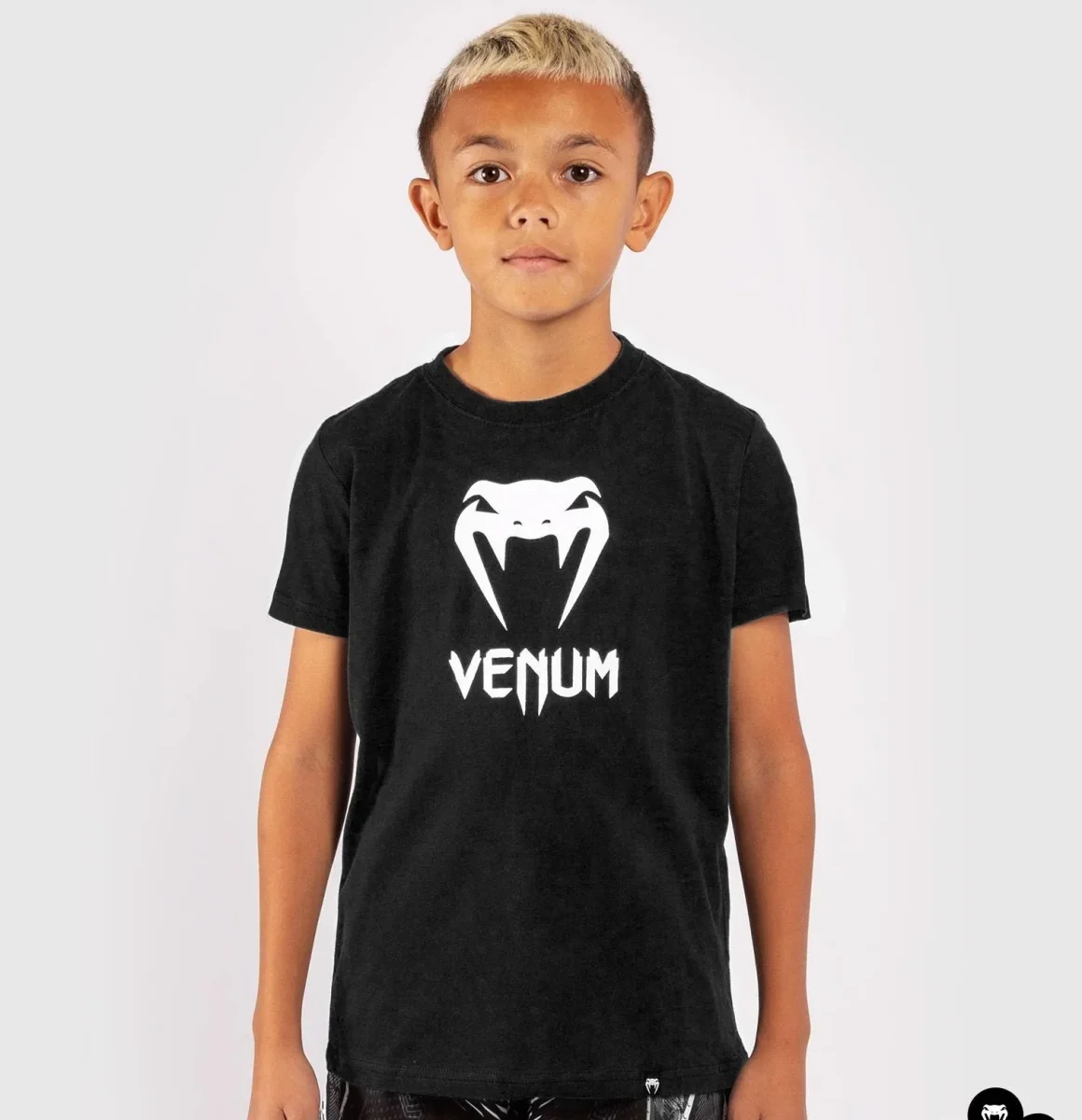 T-SHIRT ENFANT VENUM CLASSIC - NOIR