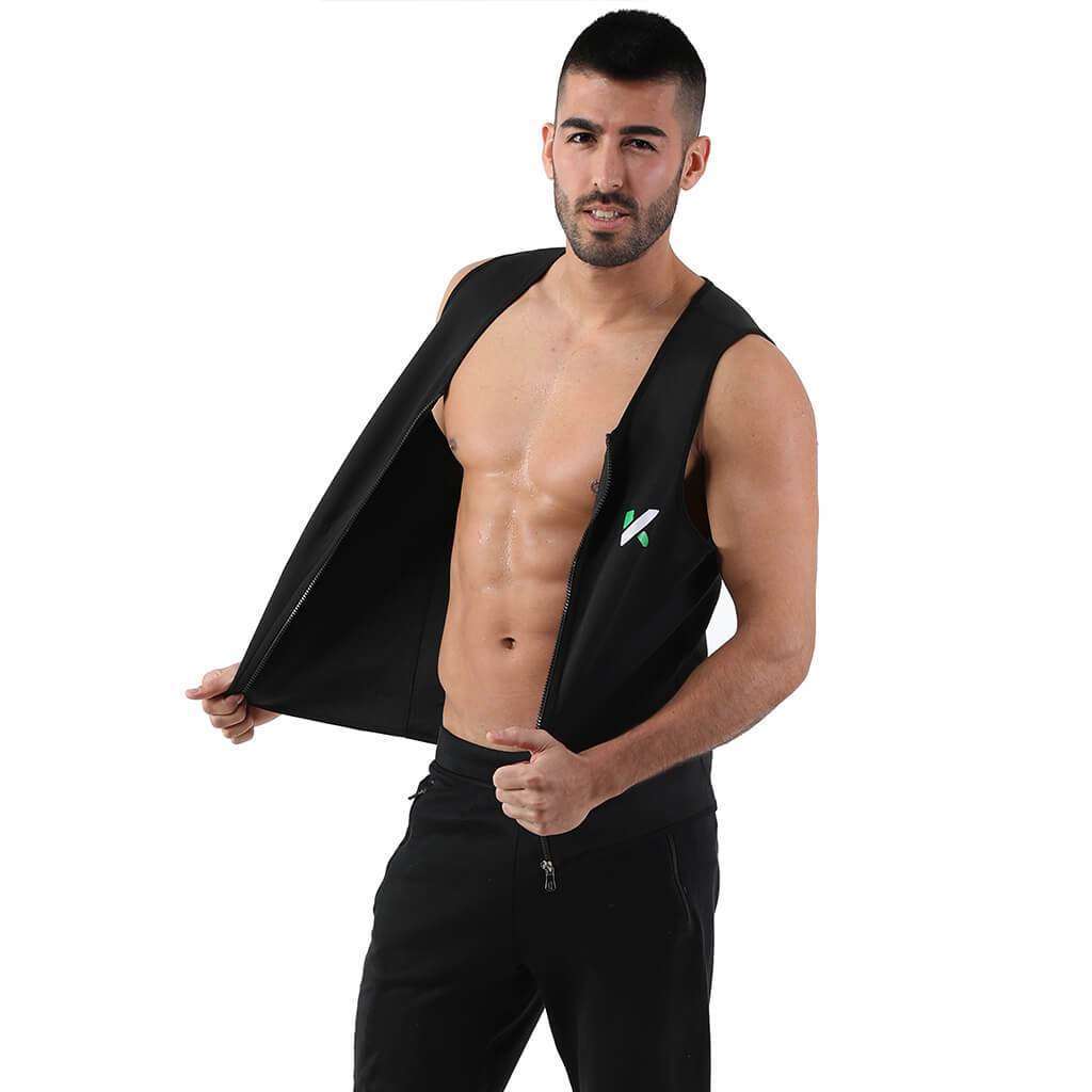 Men's Zipper Neoprene Sauna Vest (FINAL SALE) – Image 2