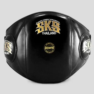 CEINTURE ABDOMINALE SKS CUIR - NOIR