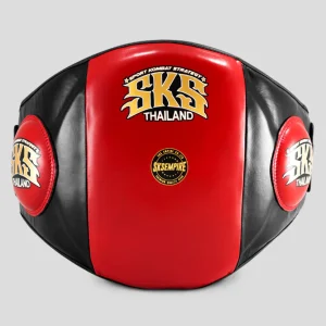 CEINTURE ABDOMINALE SKS CUIR SYNTHETIQUE - ROUGE