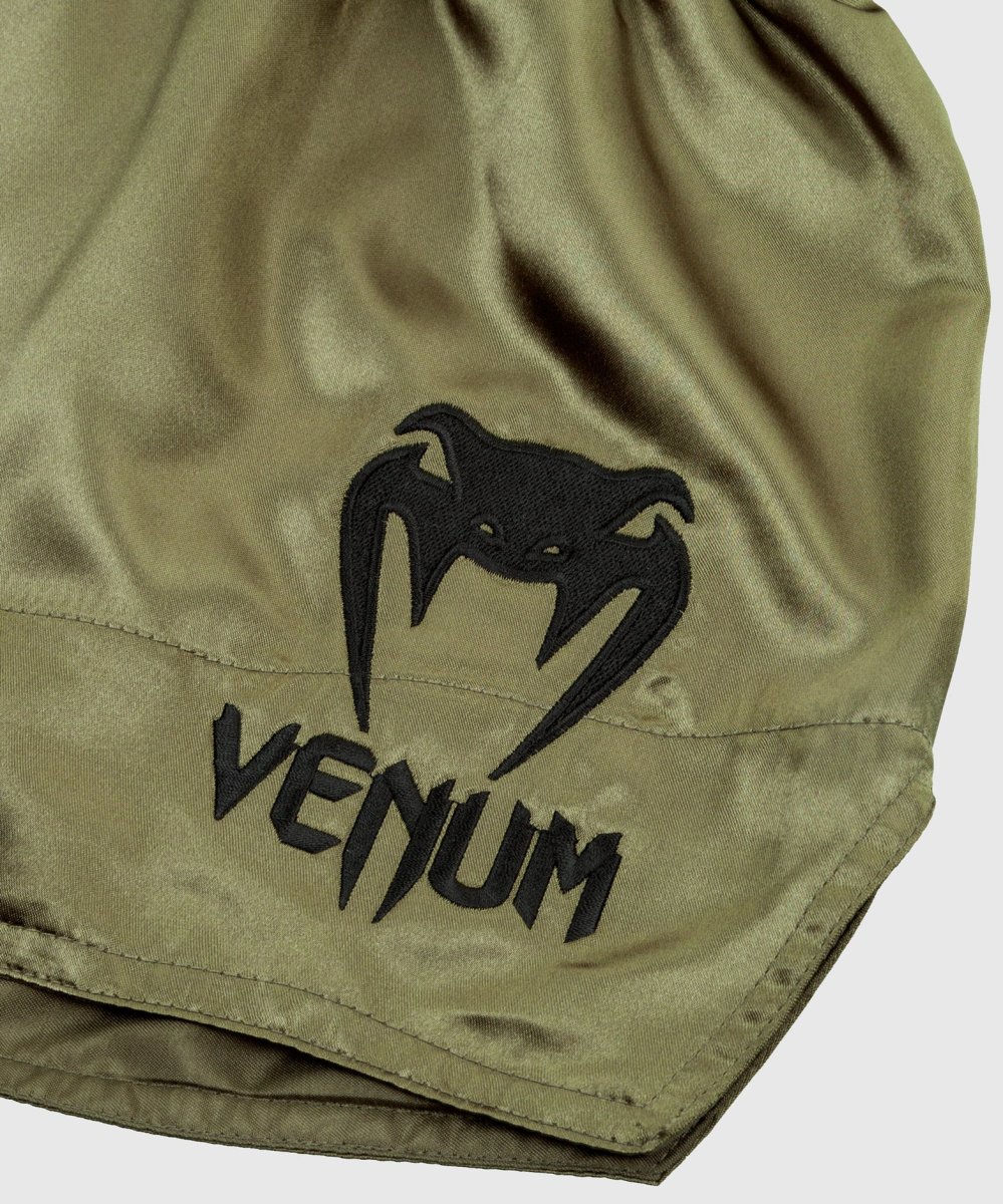 SHORT DE MUAY THAI VENUM CLASSIC - KAKI/NOIR – Image 4