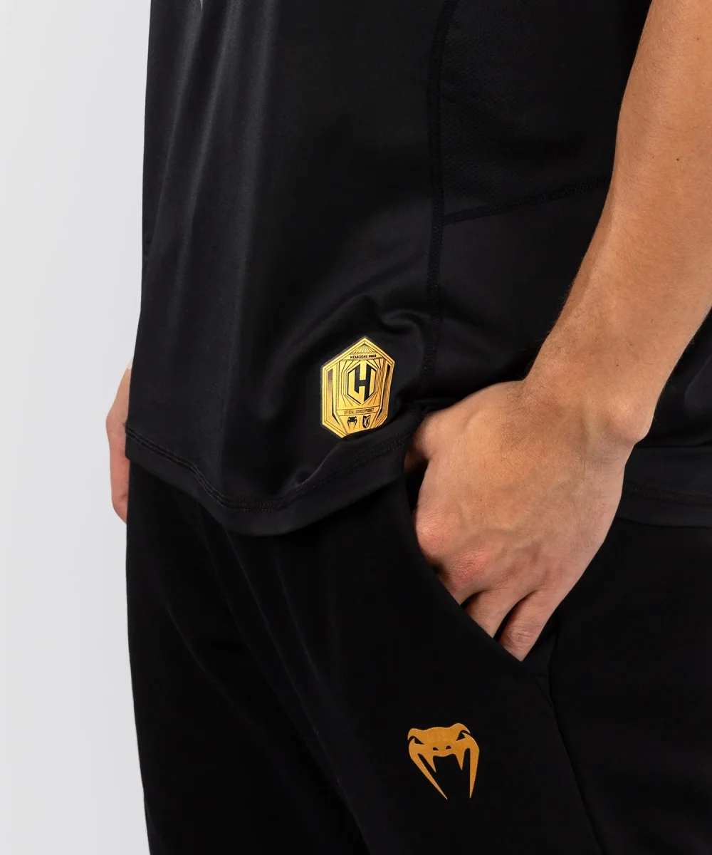 T-SHIRT DRY TECH VENUM HEXAGONE MMA - NOIR/OR – Image 7