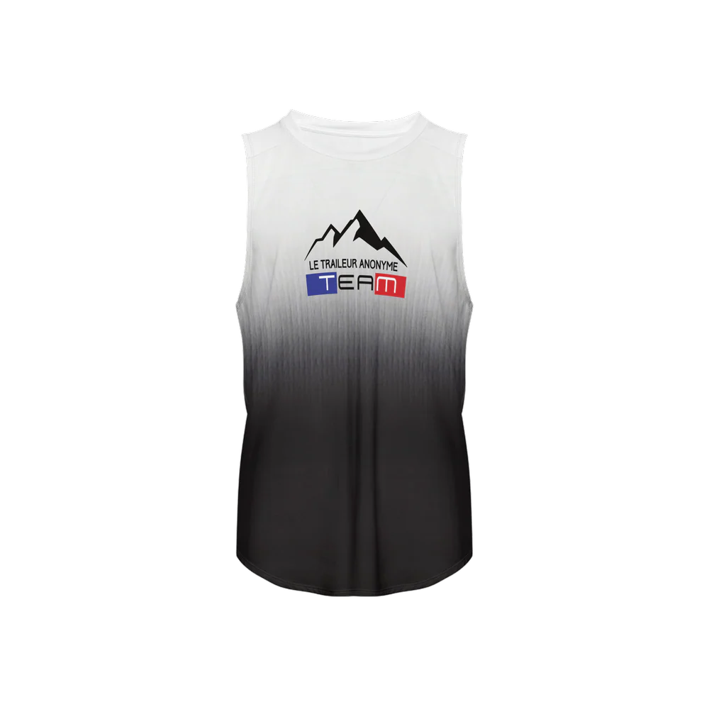 Débardeur Running Homme - Performance - B&W- Personalisation Tito – Image 2