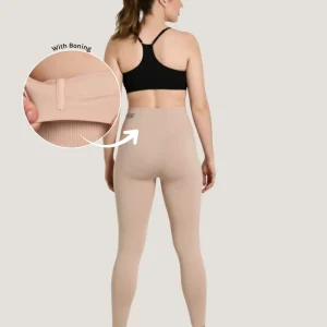 2_POTS_XTRA_BLUSH.pngv1763433689 POTS Medical Grade Patented XTRA Blush compression leggings with reinforced waistband