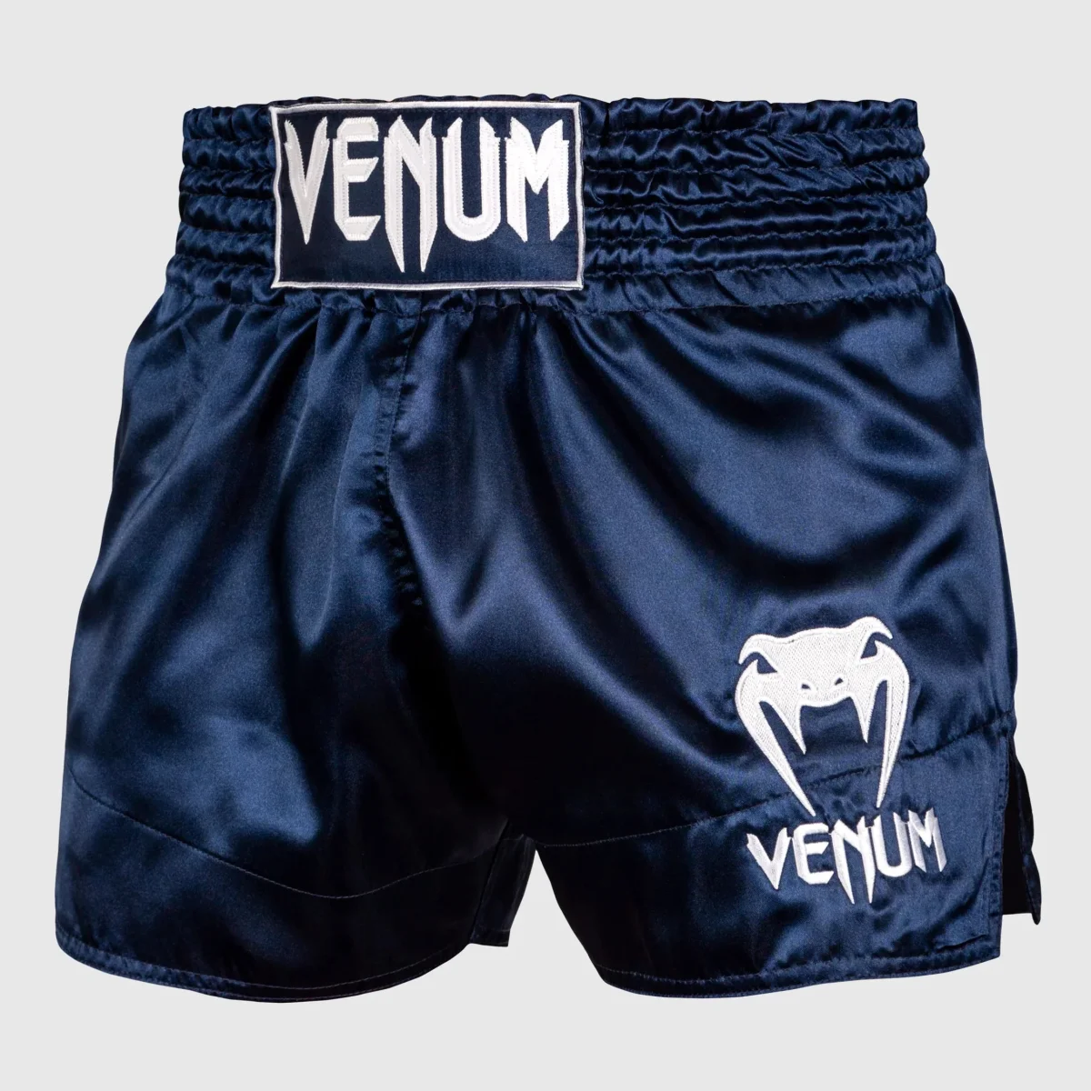 SHORT DE MUAY THAI VENUM CLASSIC - NAVY/BLANC