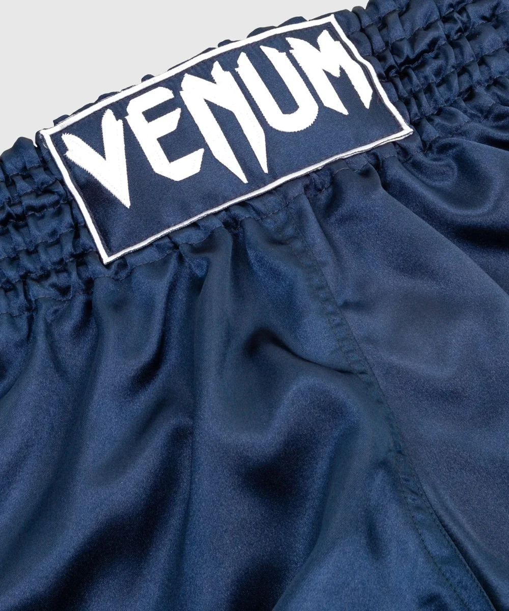 SHORT DE MUAY THAI VENUM CLASSIC - NAVY/BLANC – Image 5