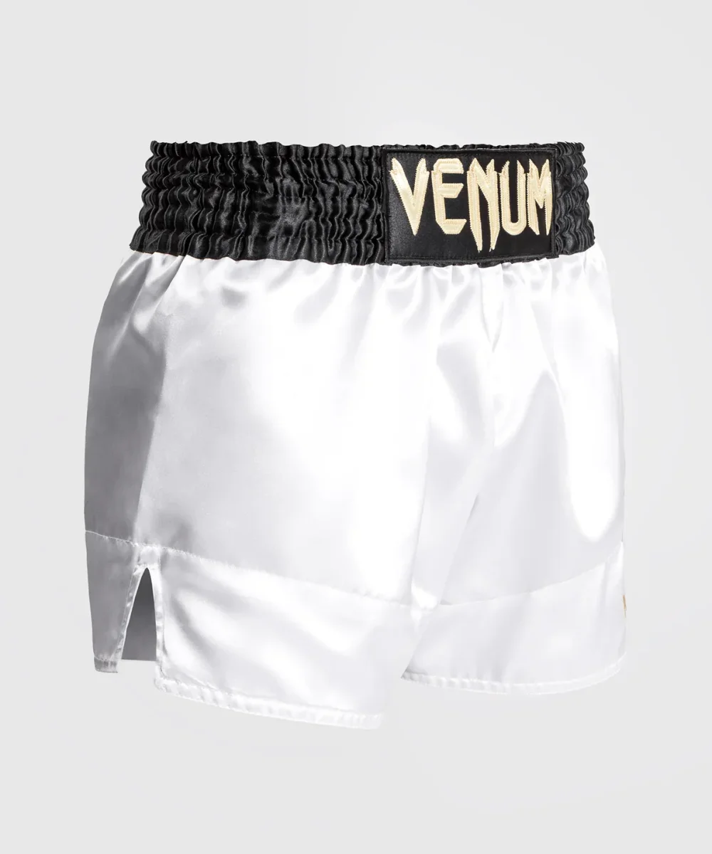 SHORT DE MUAY THAI VENUM CLASSIC - NOIR/BLANC/OR – Image 3