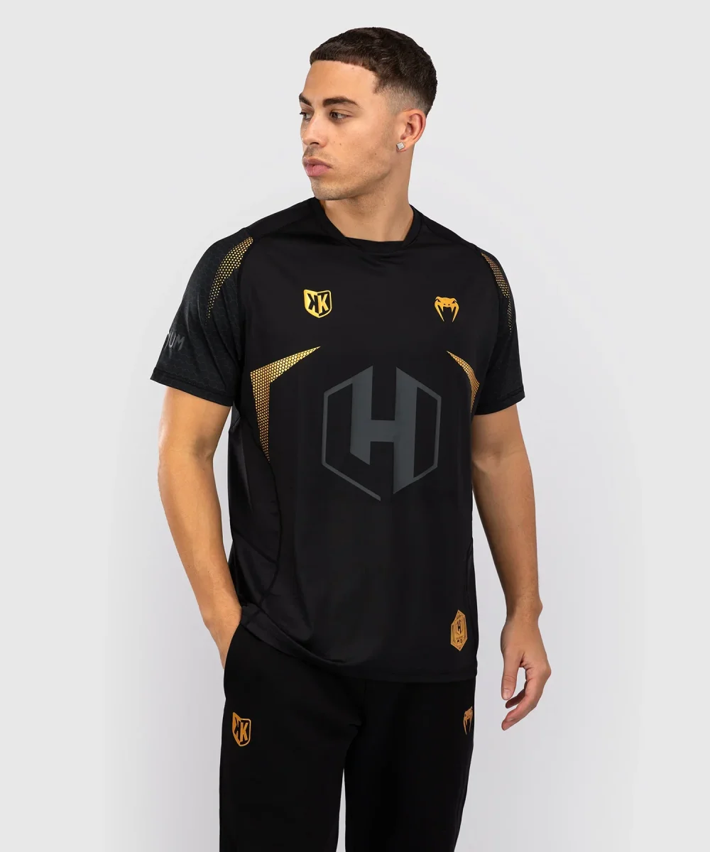 T-SHIRT DRY TECH VENUM HEXAGONE MMA - NOIR/OR – Image 2