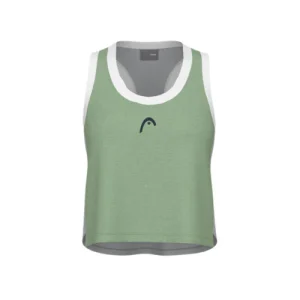 Débardeur PLAY CROP TOP WOMEN Celery green/Grey