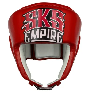 CASQUE SKS CUIR SYNTHETIQUE - ROUGE