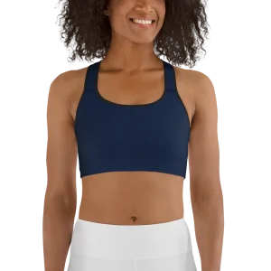 Brassière de yoga - dark bleu