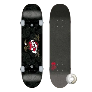CARTILLER - BLACK SKATEBOARD COMPLETE