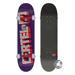 EXTRUDED - PURPLE SKATEBOARD COMPLETE