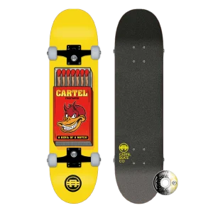 FIRESTARTER - YELLOW SKATEBOARD COMPLETE