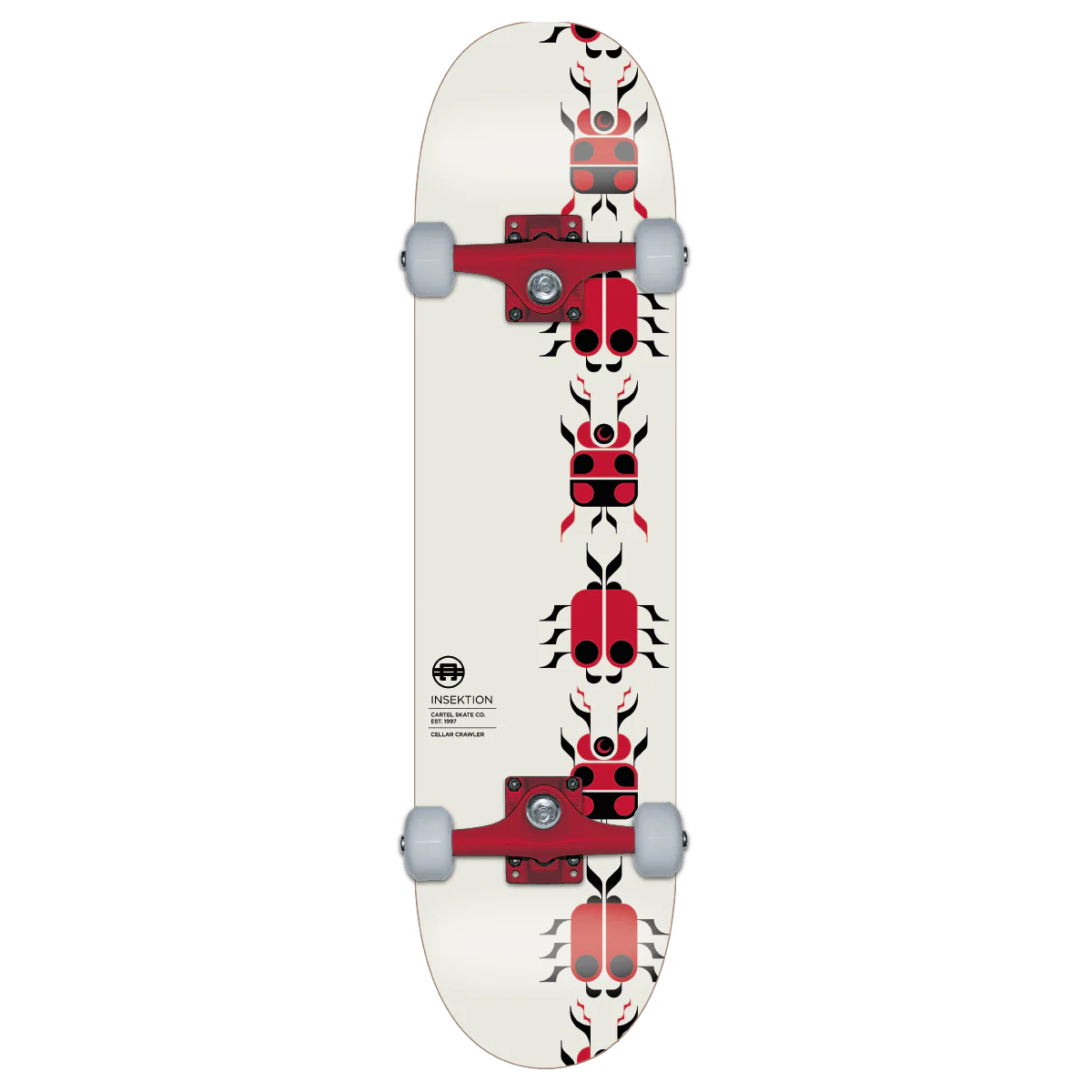 INSEKTION - CREAM SKATEBOARD COMPLETE – Image 2
