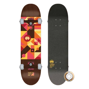 MISTERIO - DEEP BROWN SKATEBOARD COMPLETE