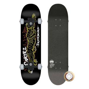 TIGER - BLACK SKATEBOARD COMPLETE