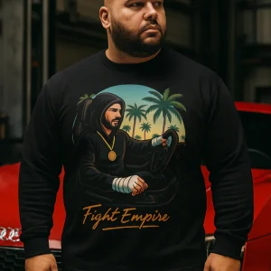 Sweatshirt Premium Unisexe Noir – Édition Pole Position™ | Fight Empire