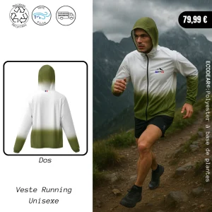 Coupe-vent Trail Unisexe Ecodear® – Léger, Résistant, Éco-conscient - Team Green