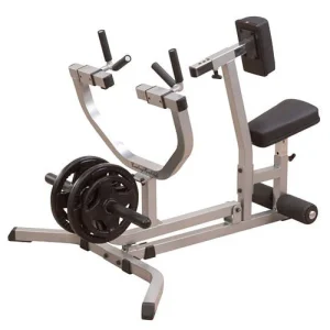 Seated row machine