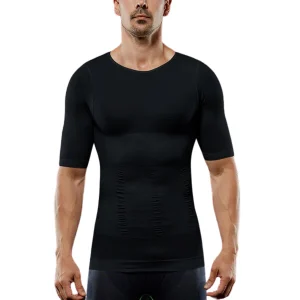 Mens Body Shaper Slimming Shirt