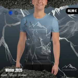 T-Shirt Running Homme - Résilience