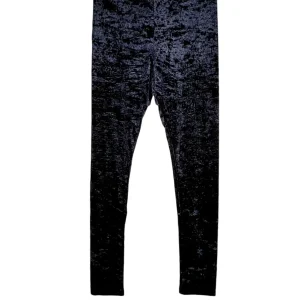 Velvet Crushed Legging Black