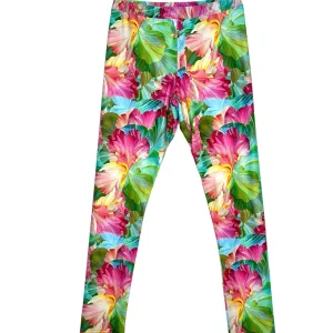 Lycra Legging Flowers