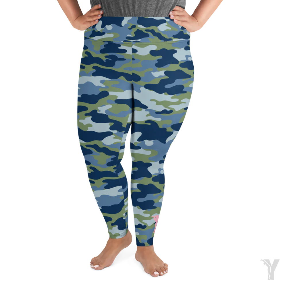 Legging de Yoga - camouflage 2020 - grande taille