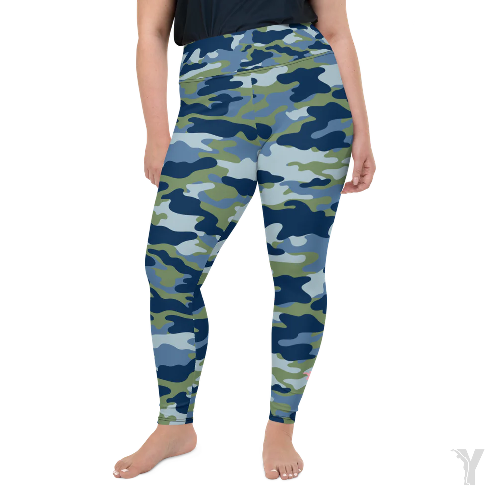 Legging de Yoga - camouflage 2020 - grande taille – Image 3