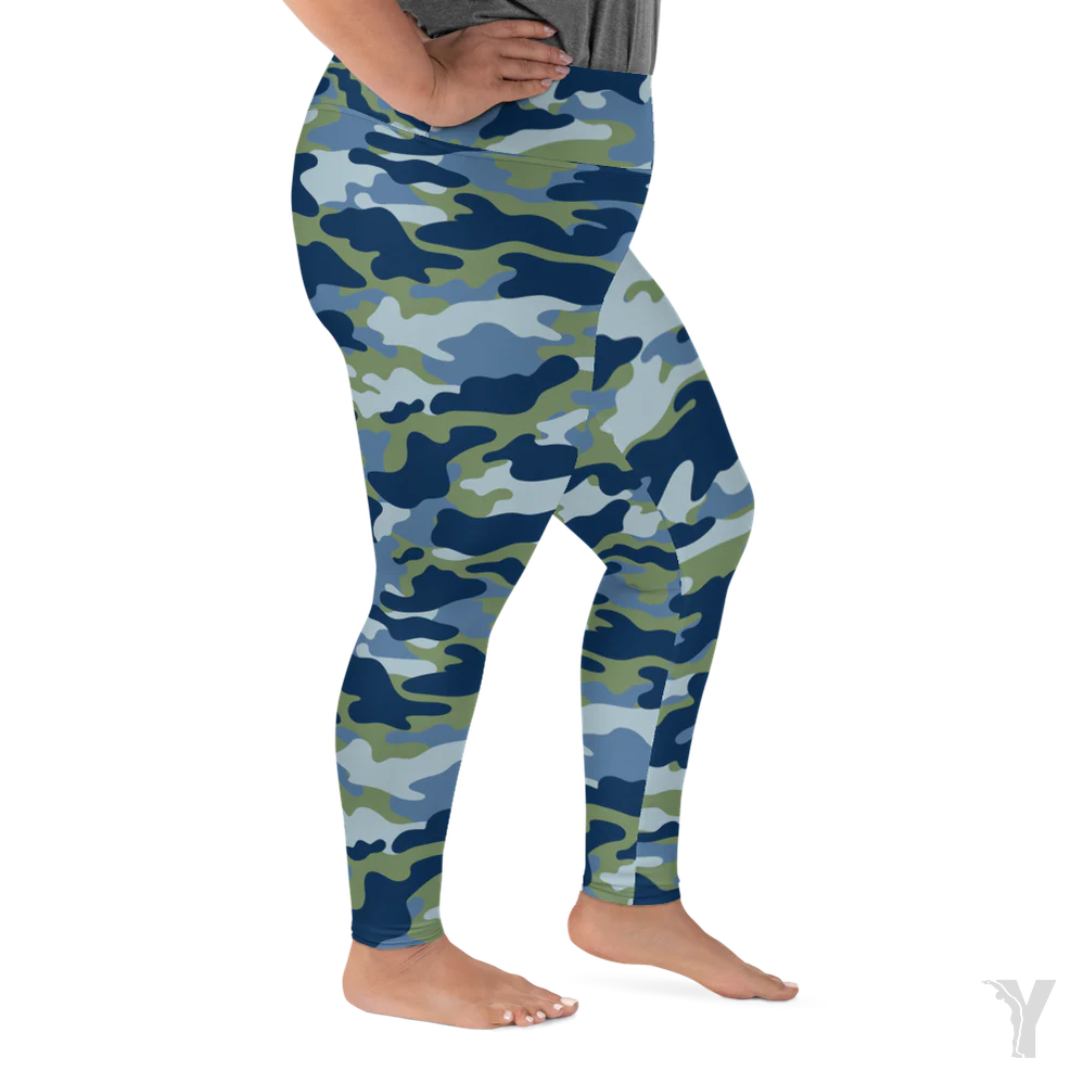 Legging de Yoga - camouflage 2020 - grande taille – Image 5