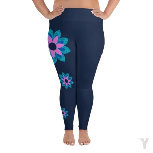 Legging-de-yoga-fleur-rose-grande-taille-YOFE-YOGA.pngv1673020395 Legging de yoga - fleur rose - grande taille