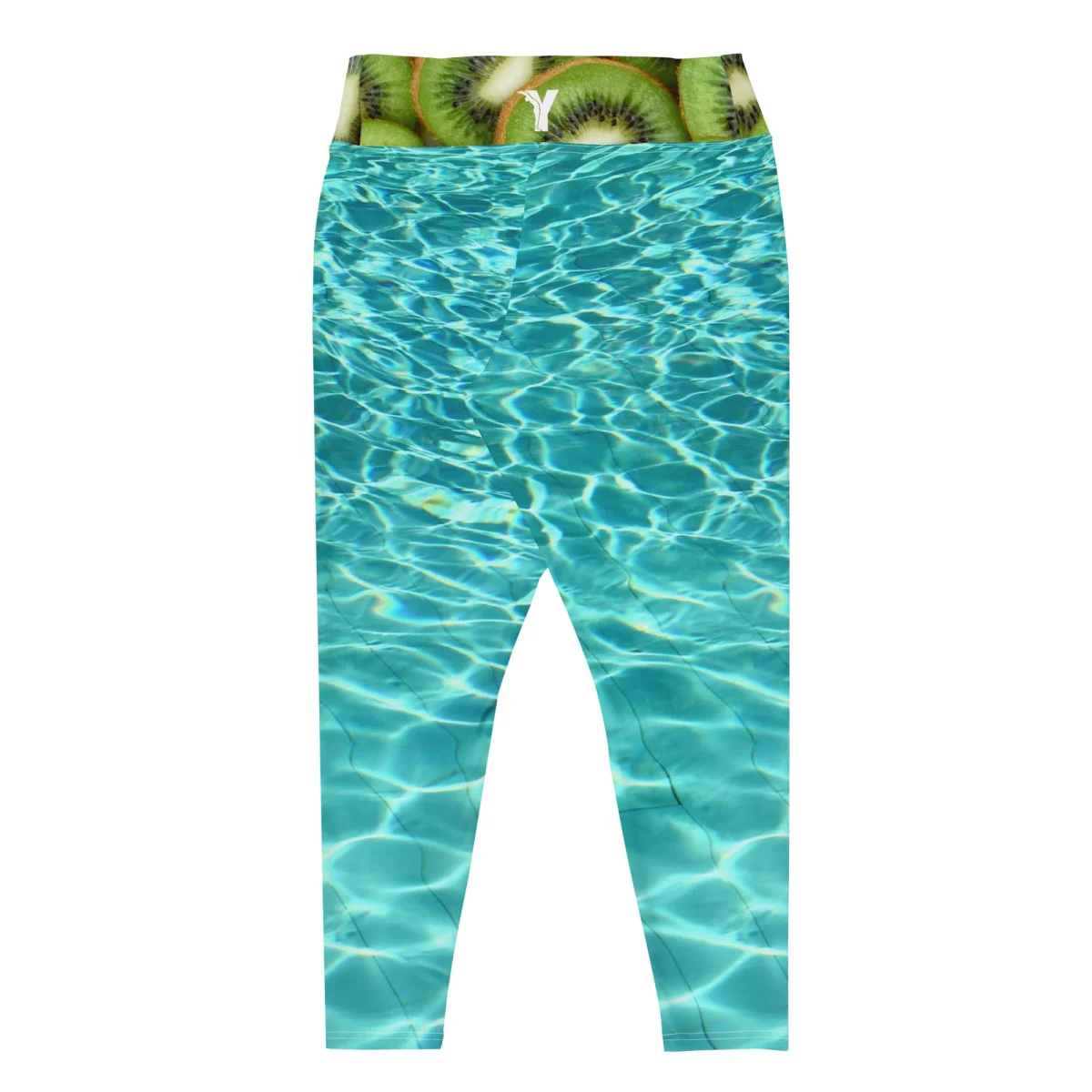 Legging yoga grande taille - Kiwi splash – Image 7