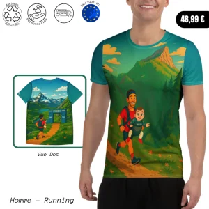 T-Shirt Running Homme - Personnalisation FM
