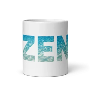 Mug Blanc - Zen - Prends une pause, respire, savoure