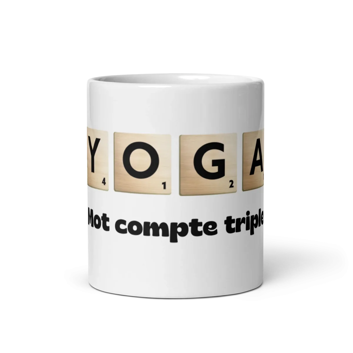 Mug Yoga mot compte triple
