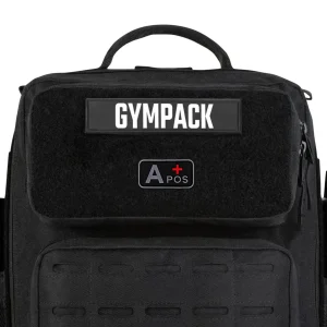 Blood Type Patch (A+, B+, AB+, O+, A-, B-, AB-, O-) Black / Gray
