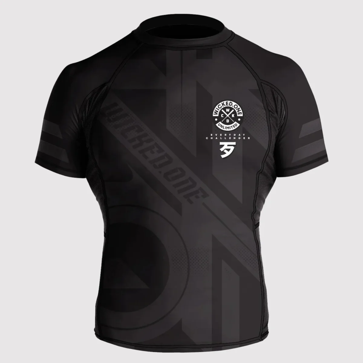 RASHGUARD WICKED ONE OUTSIDERZ MANCHES COURTES