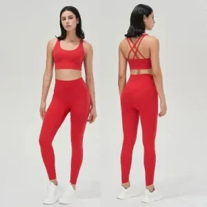 Combinaison Sport Femme - WomenFitnessSet™ - Rouge