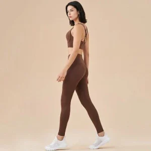 Combinaison Sport Femme - WomenFitnessSet™ - Marron