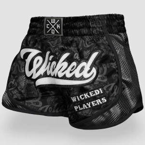 SHORT MUAY THAI WICKED ONE SQUAD PLAYER NOIR