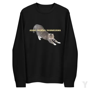 Sweatshirt éco-responsable - chien tête en bas