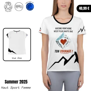 T-Shirt Running Femme - Courage !