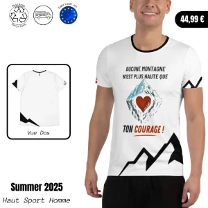 T-Shirt Running Homme - Courage !