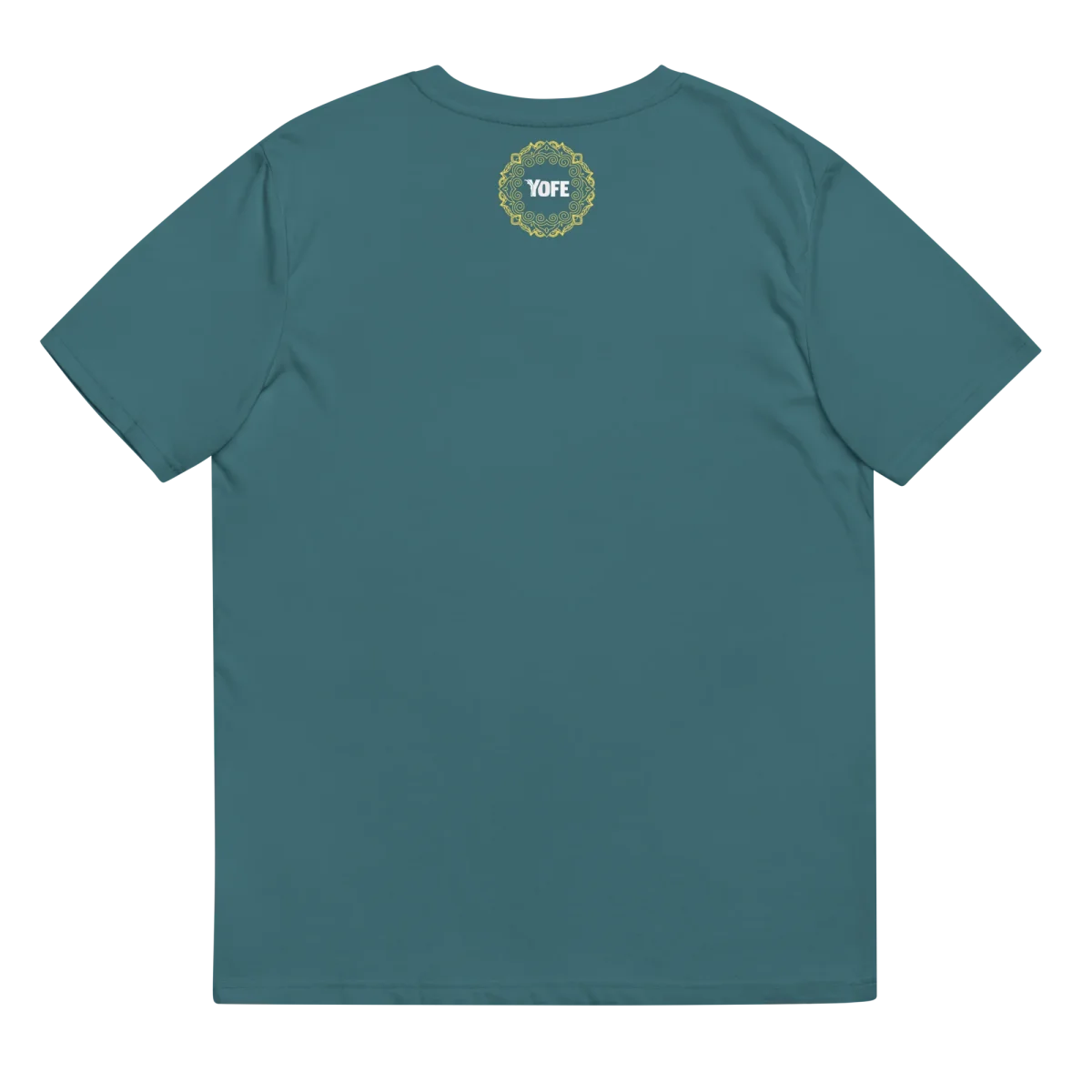 T-shirt yoga en coton biologique - Y brodé blanc – Image 8