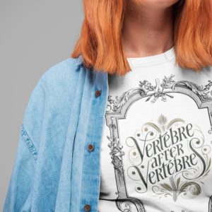 T-shirt femme yoga - vertèbre après vertèbre