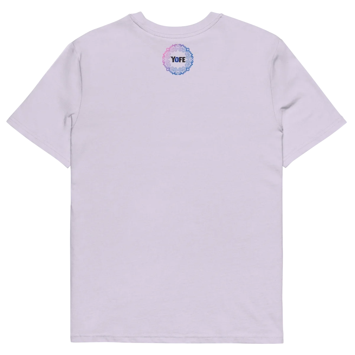 T-shirt yoga en coton biologique - Y brodé bleu - couleurs claires – Image 6
