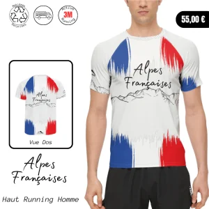T-Shirt Running Haute Performance 3M Active - Alpes France