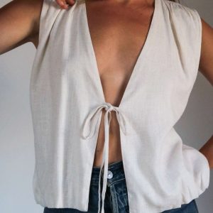 TOP ANAYA - Blanc naturel